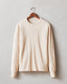 Men's Premium Slub Long Sleeve Crew Tee - Almond Peach